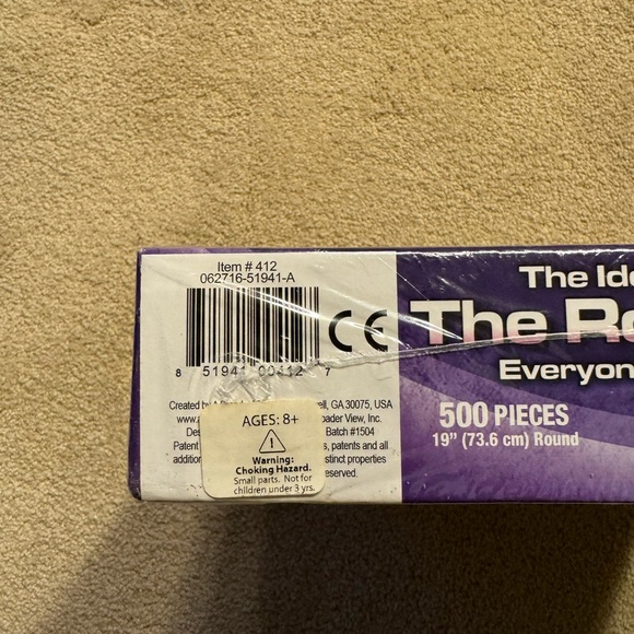 139-MMT “A Broader View”Hummingbirds Round 500 Piece Jigsaw Puzzle NEW Unopened - Picture 5 of 9